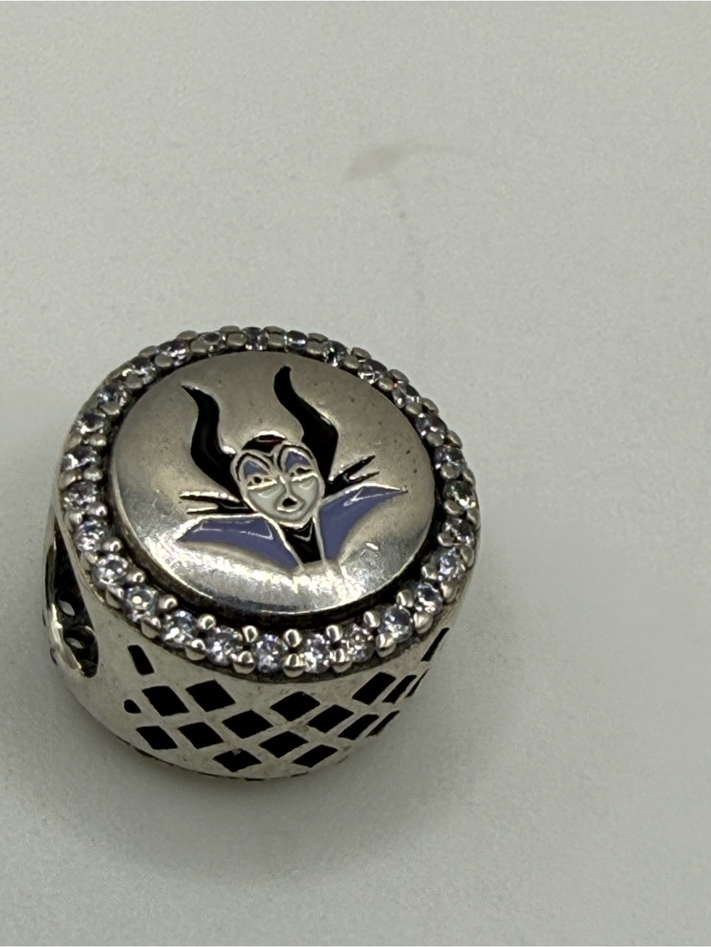Pandora Disney “Maleficient” Original Evil Mistress CZ Charm!